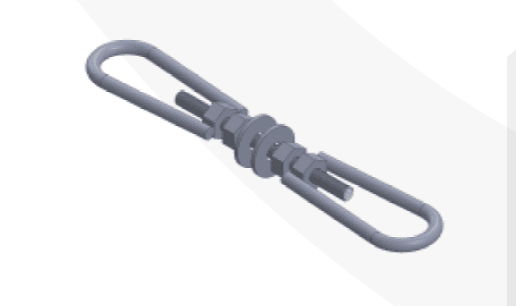 EYE BOLT FOR STRAINING Y-ARM