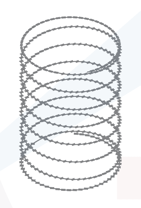 G. FLAT WRAP (PTCC): 610 MM DIAMETER/10 LOOPS/3.50 MM CORE WIRE